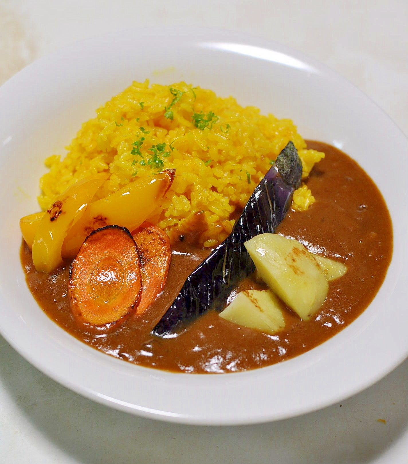 食研カレーで作る★彩り野菜カレー