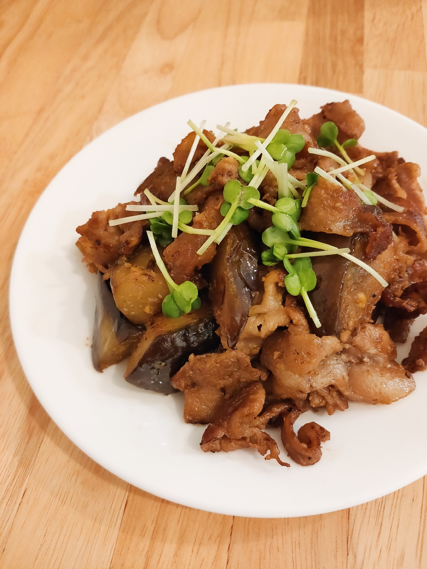 ご飯が進む✿なすと豚肉の味噌炒め