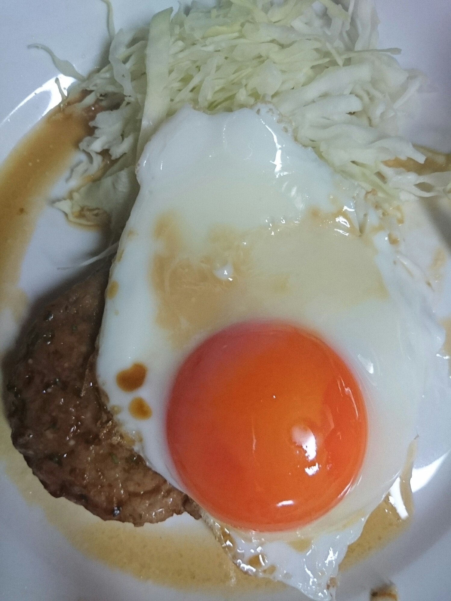 目玉焼きハンバーグ