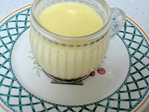 低脂肪牛乳でプリン