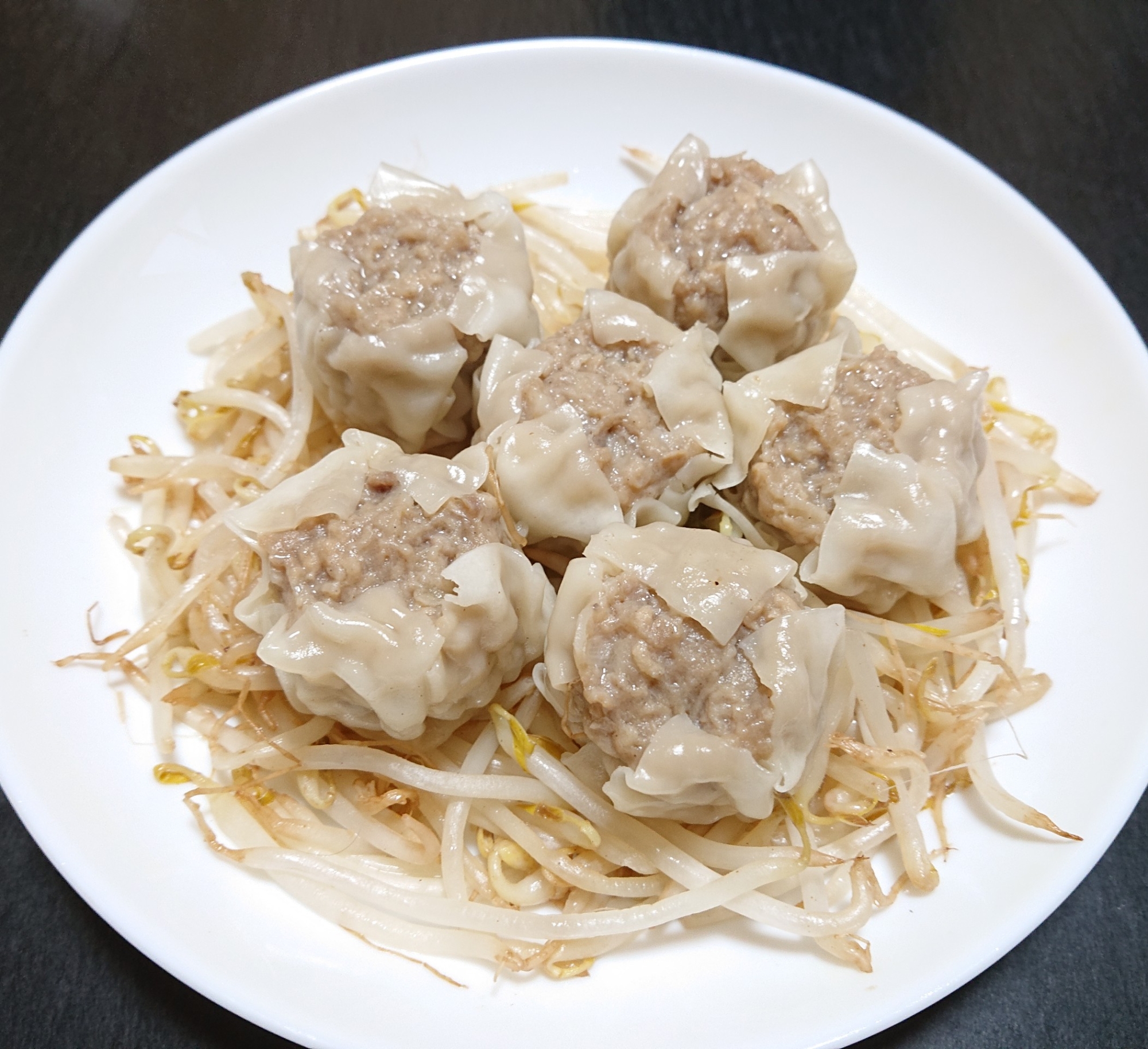もやしと焼売の酒蒸し
