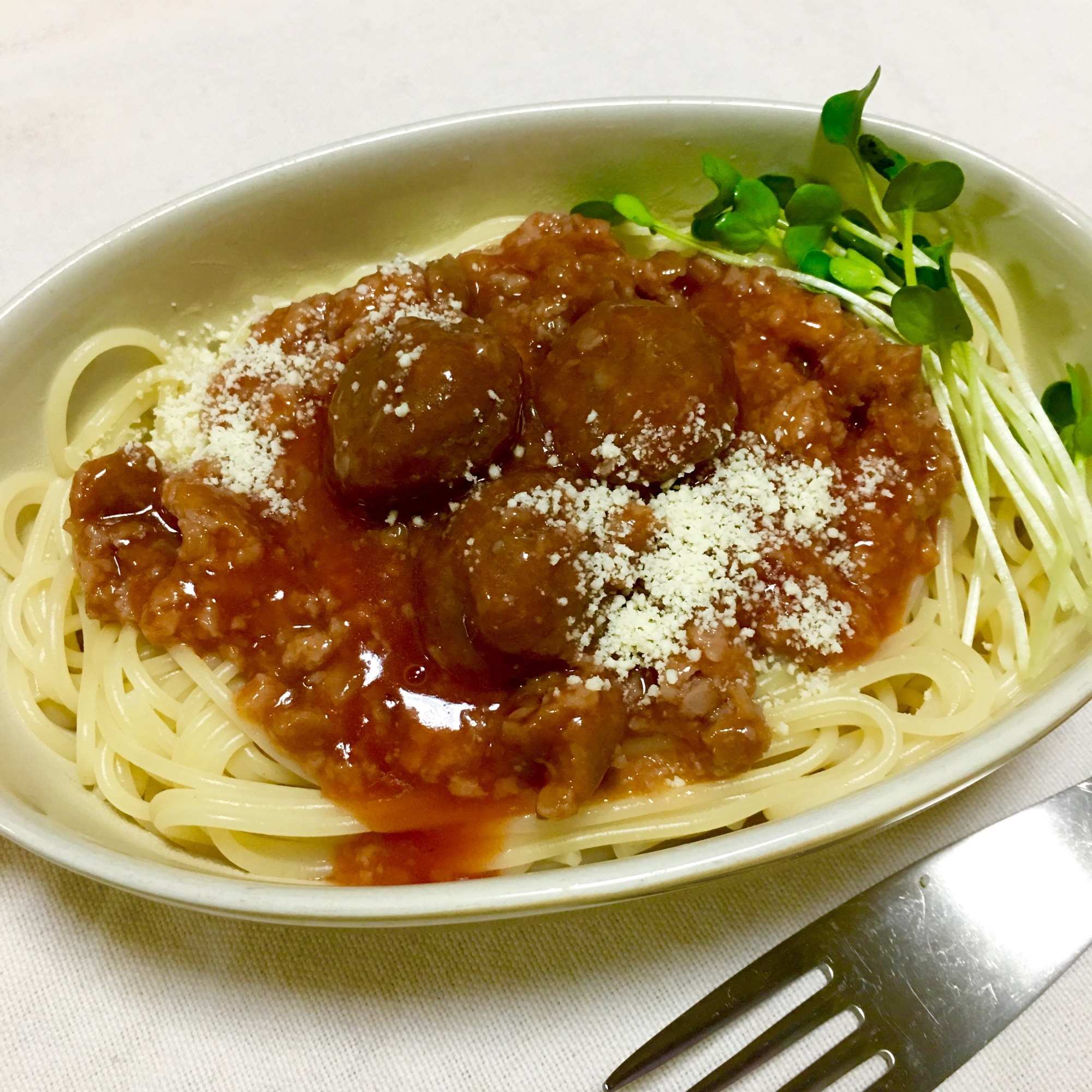 軽食に レトルトミートボールでミートパスタ レシピ 作り方 By Kuuuma 楽天レシピ 軽食に レトルトミートボールでミートパスタ レシピ 作り方 By Kuuuma 楽天レシピ