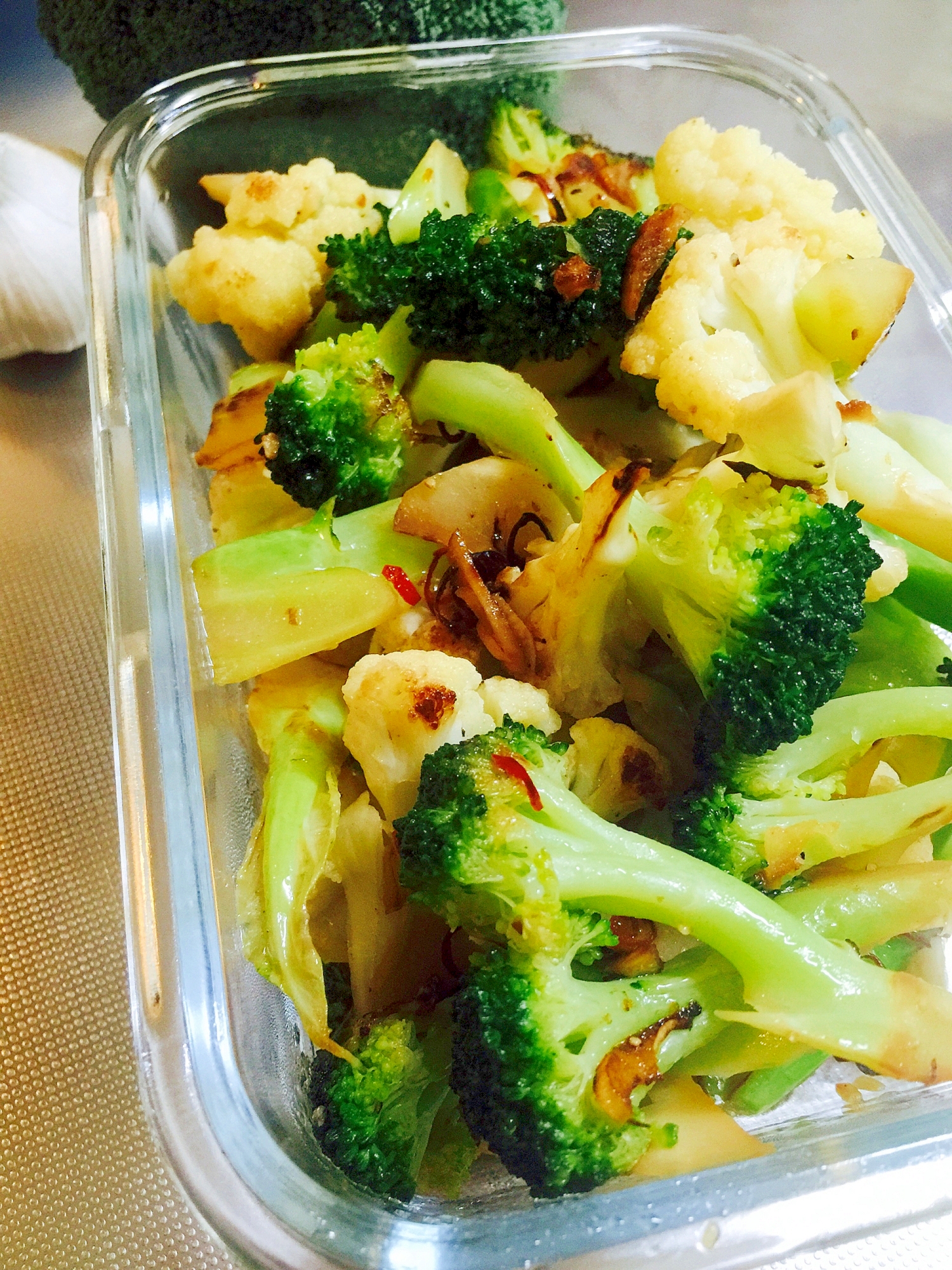 ブロッコリーとカリフラワーのピリ辛カレー炒め レシピ 作り方 By Toytoy Saori05 楽天レシピ