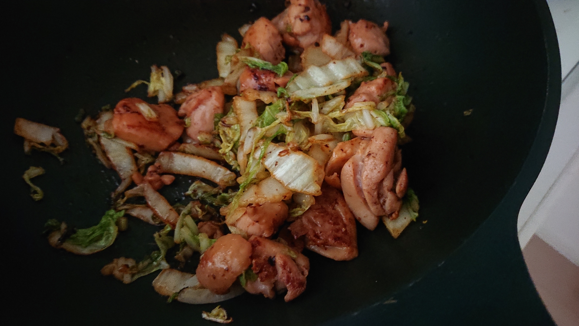 鶏と白菜の味噌焼き