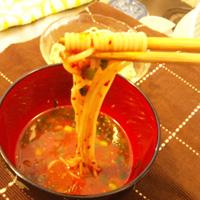 【キムチ醤油】で作る『冷やしキムチつけ麺』