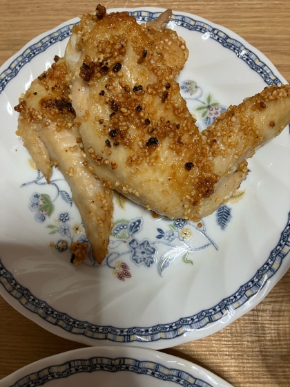 塩麹で☆鶏手羽先の漬け焼き