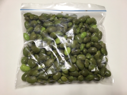 枝豆の冷凍保存