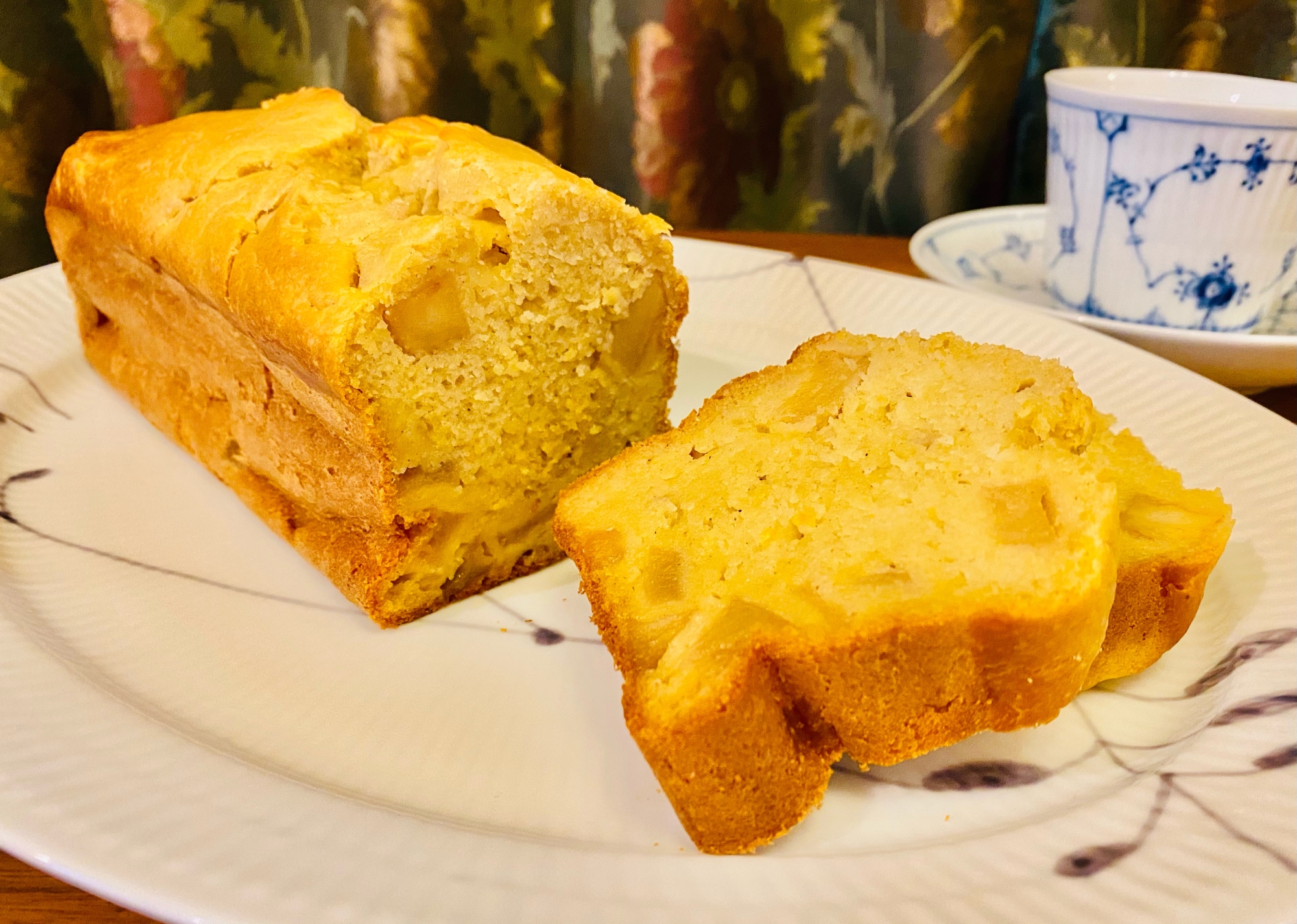 野菜たっぷり重ね煮の米粉パウンドケーキ▪️林檎編