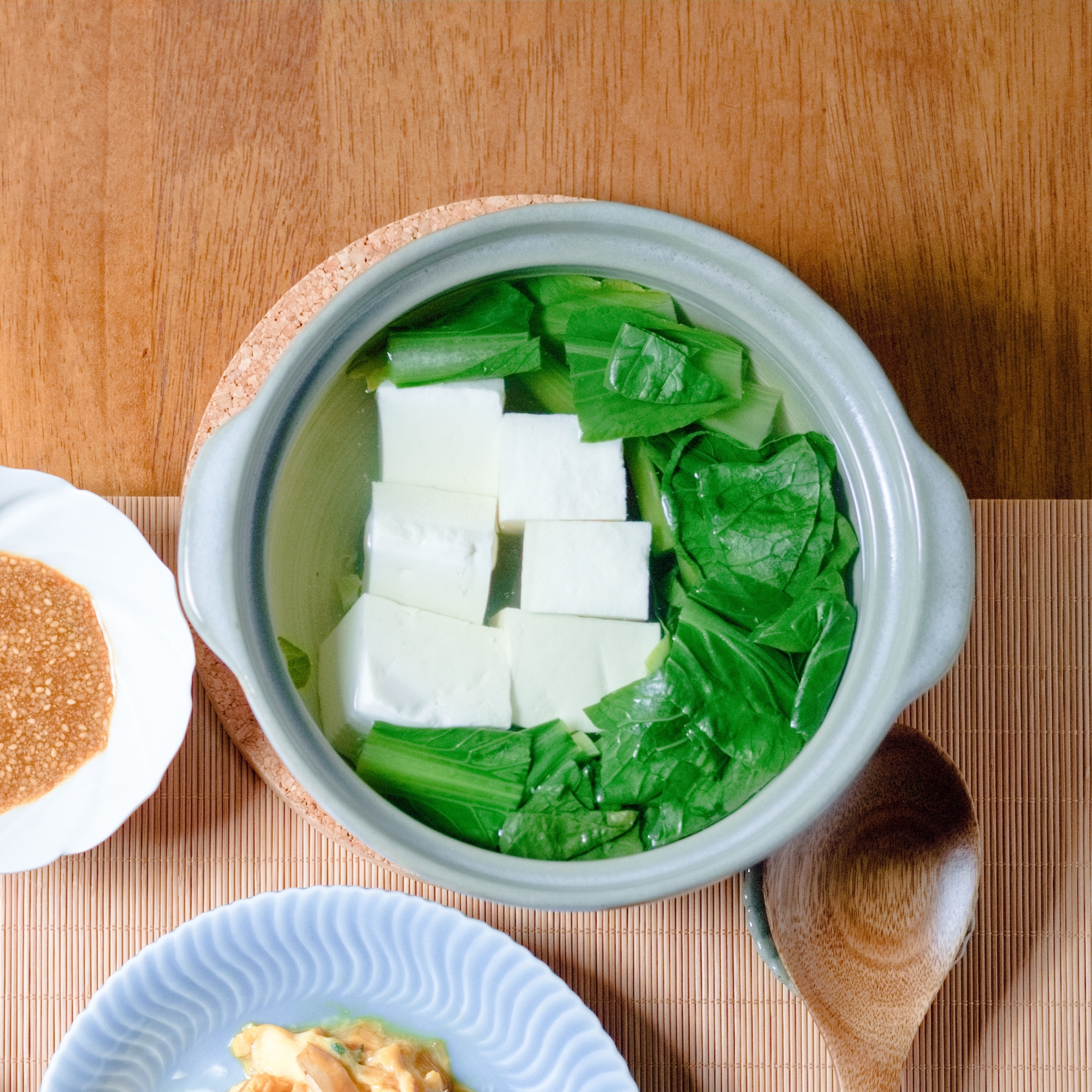 湯豆腐〜ポン酢みそだれ【和食・副菜】