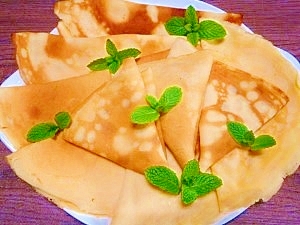 ホットケーキミックスで クレープ作ろう レシピ 作り方 By ブルーボリジ 楽天レシピ