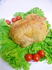 丸鶏のローストチキンforクリスマス レシピ 作り方 By かっきーちゃん 楽天レシピ