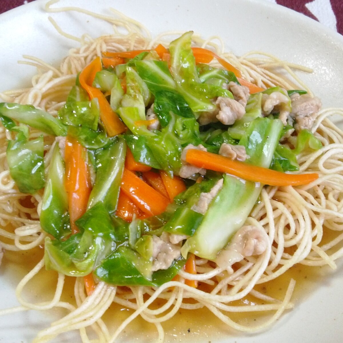 そうめんで あんかけ かた焼きそば レシピ 作り方 By ぽこりん23 楽天レシピ