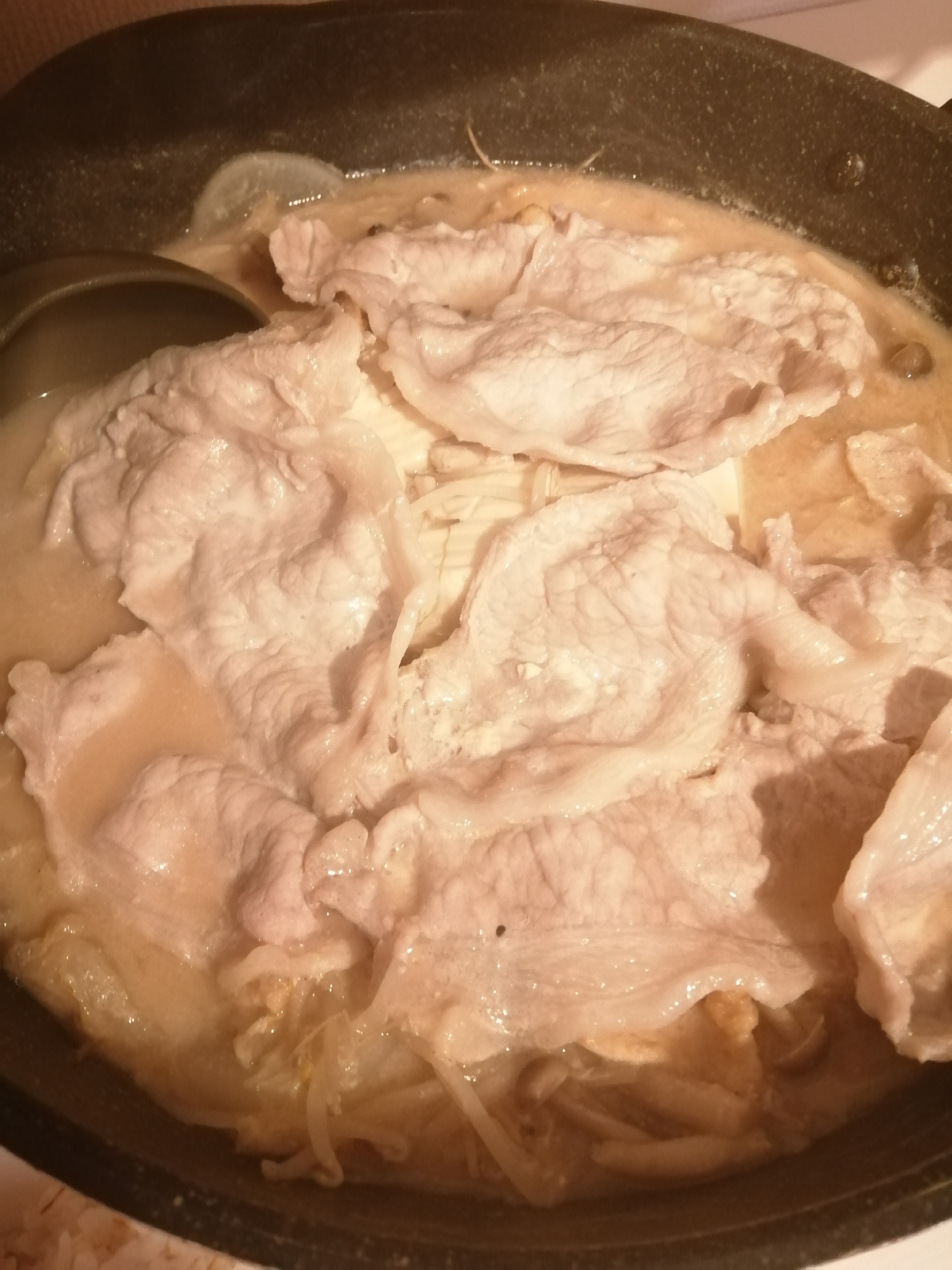 豚と白菜の酒粕味噌鍋