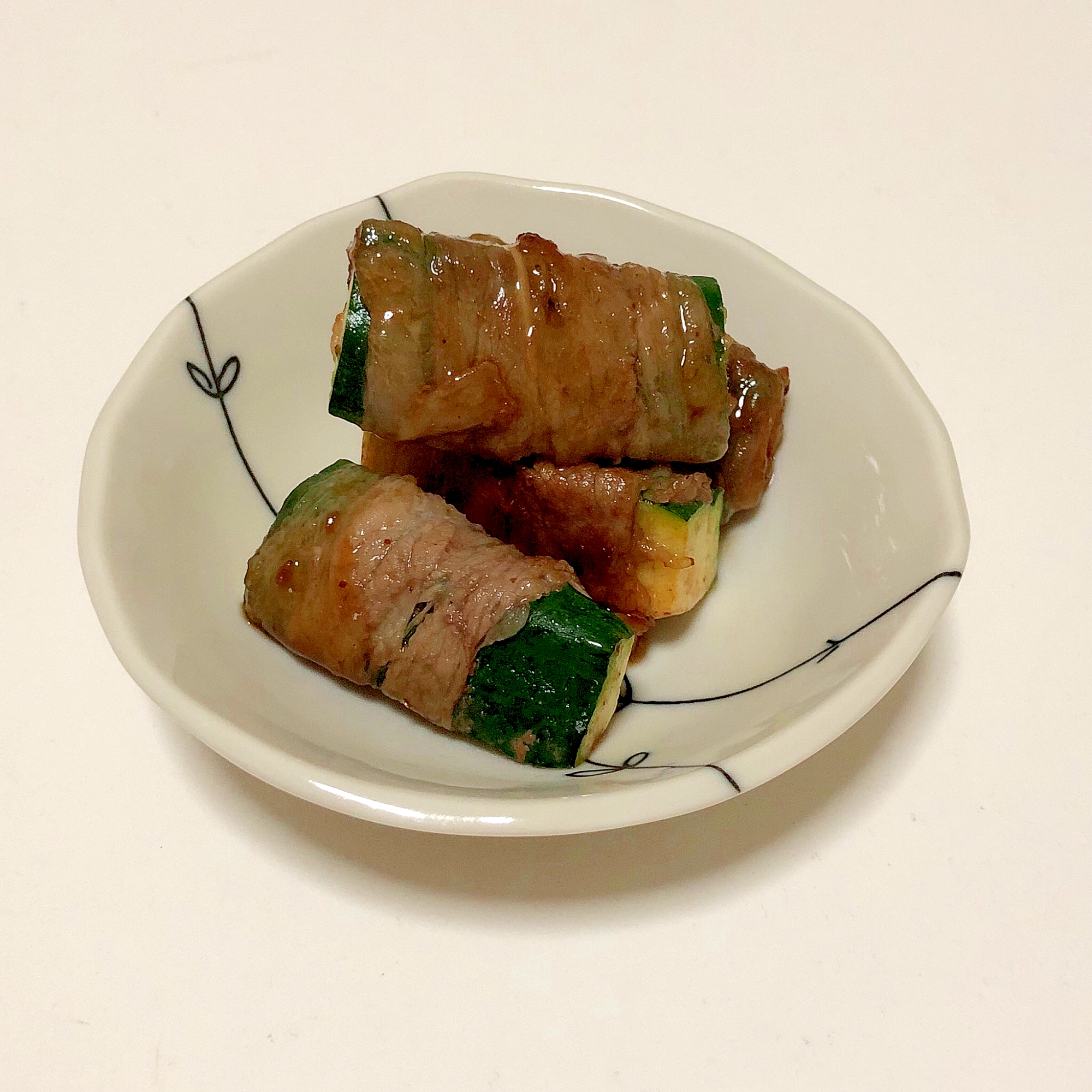 ズッキーニの牛肉巻き♪