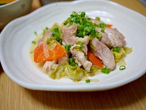 メインなのに手がかからない！鶏と野菜の蒸し煮