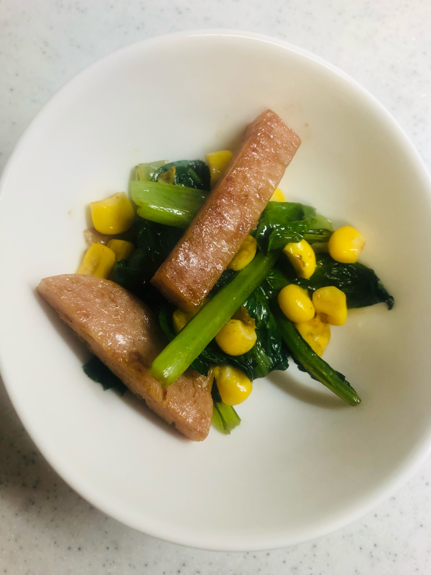 スパムの炒め物