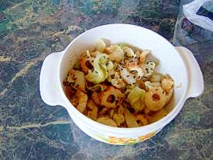 速攻！！☆冷凍キャベツ☆わさび醤油和え