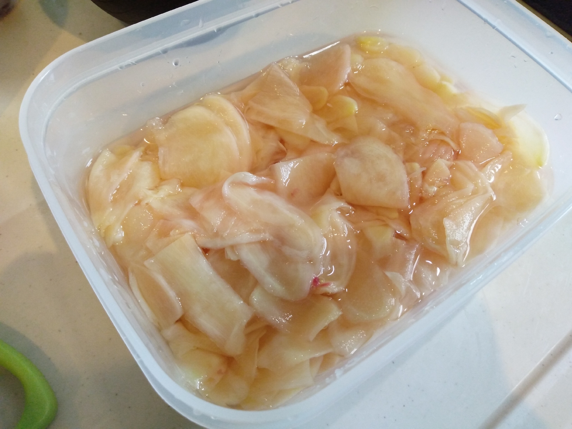 無添加で簡単 新生姜のがり