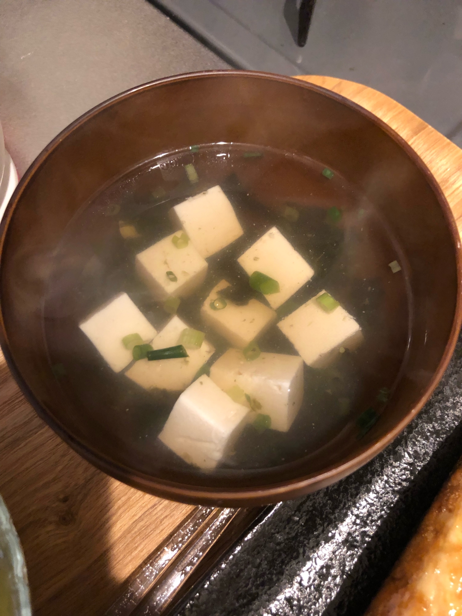 豆腐と海苔のおすまし