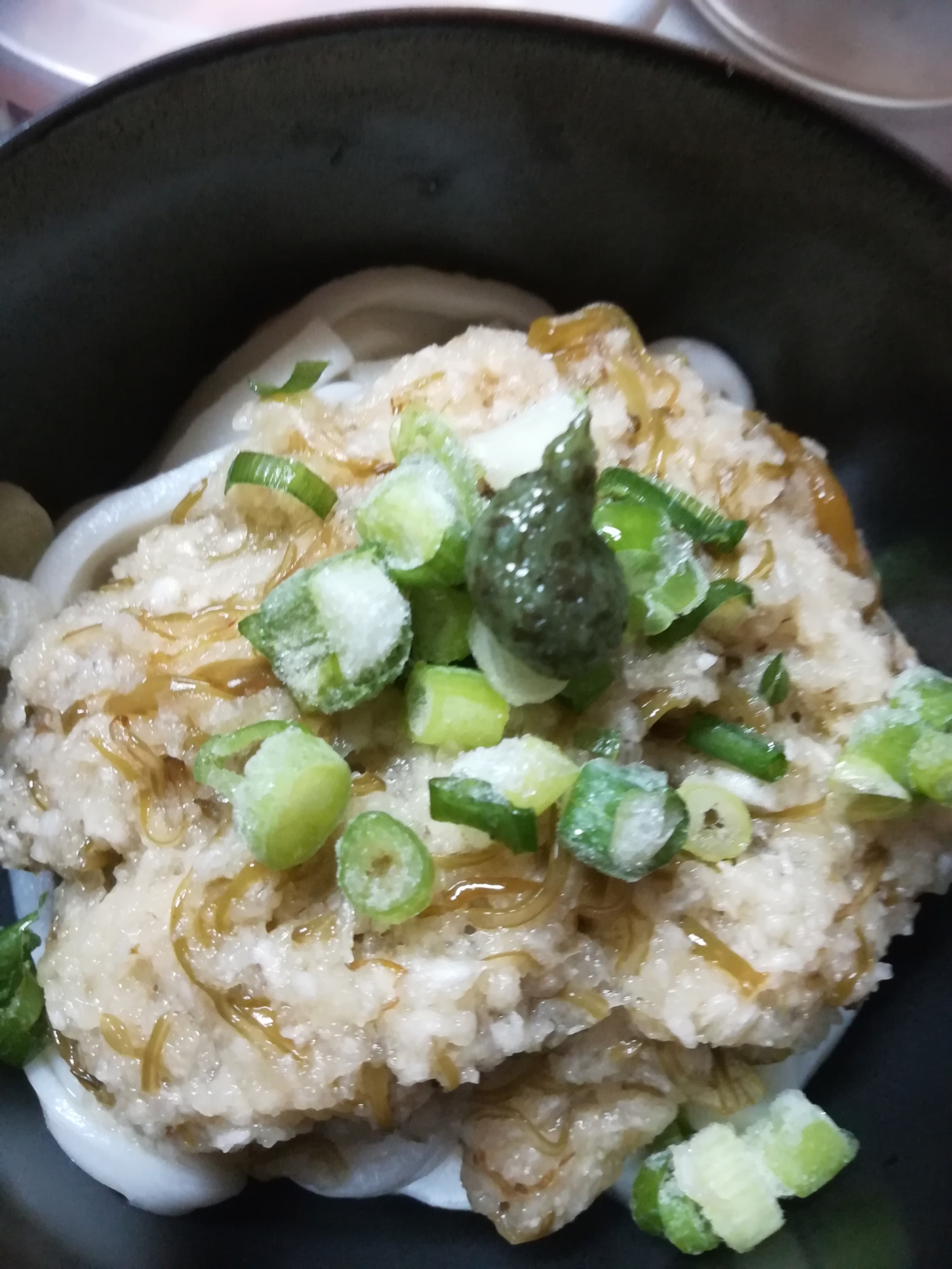 ネバネバ★めかぶおろしぶっかけうどん