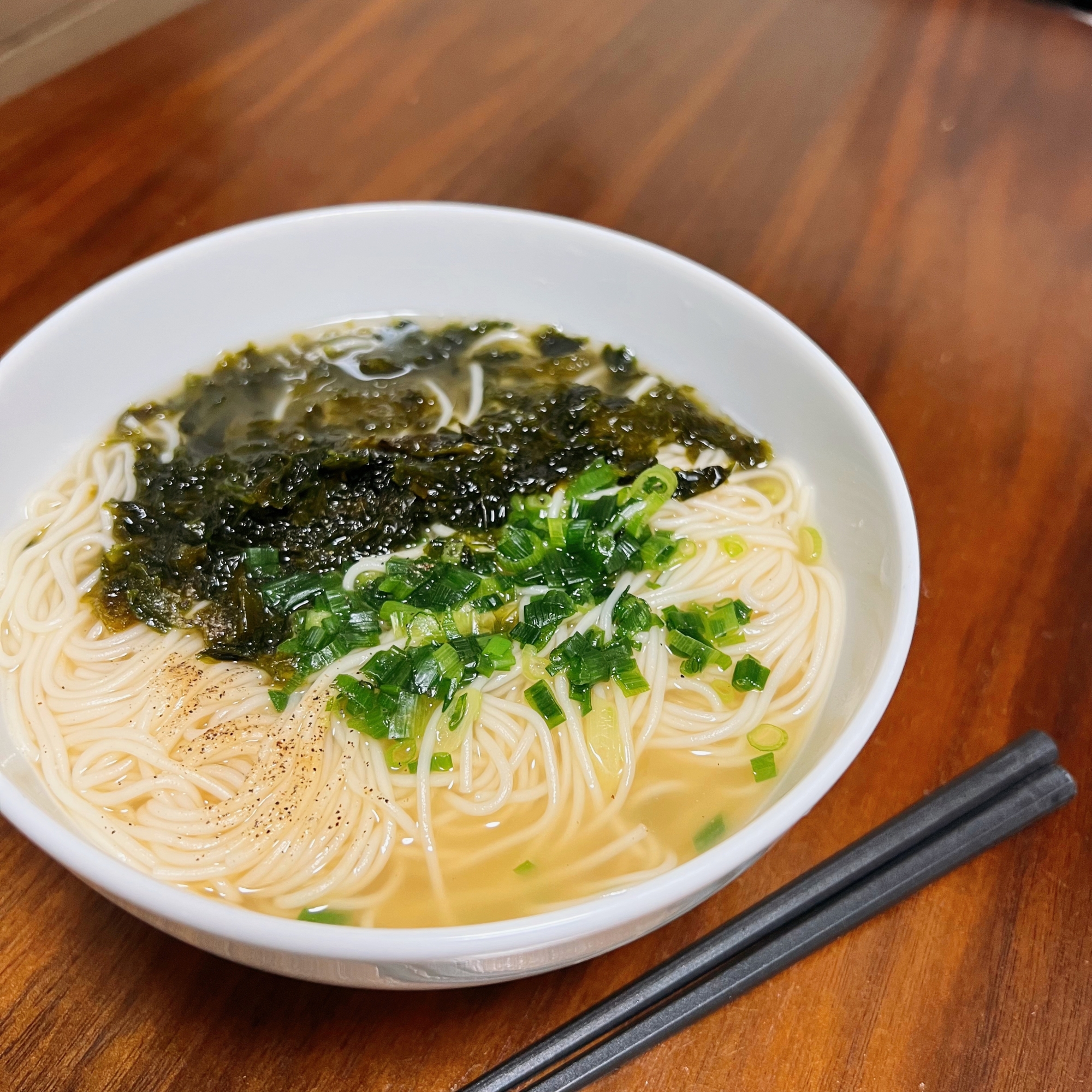 そうめんアレンジ！博多ラーメン風♫