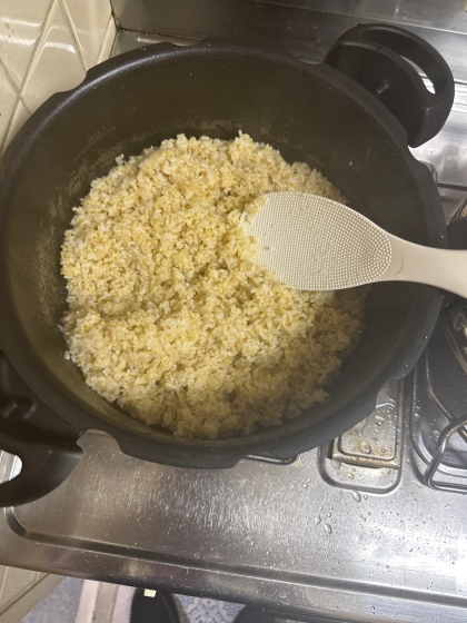 圧力鍋で簡単★コツのいらない玄米の炊き方