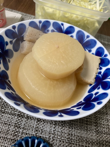 寒い季節に厚揚げと大根、こんにゃく煮☆