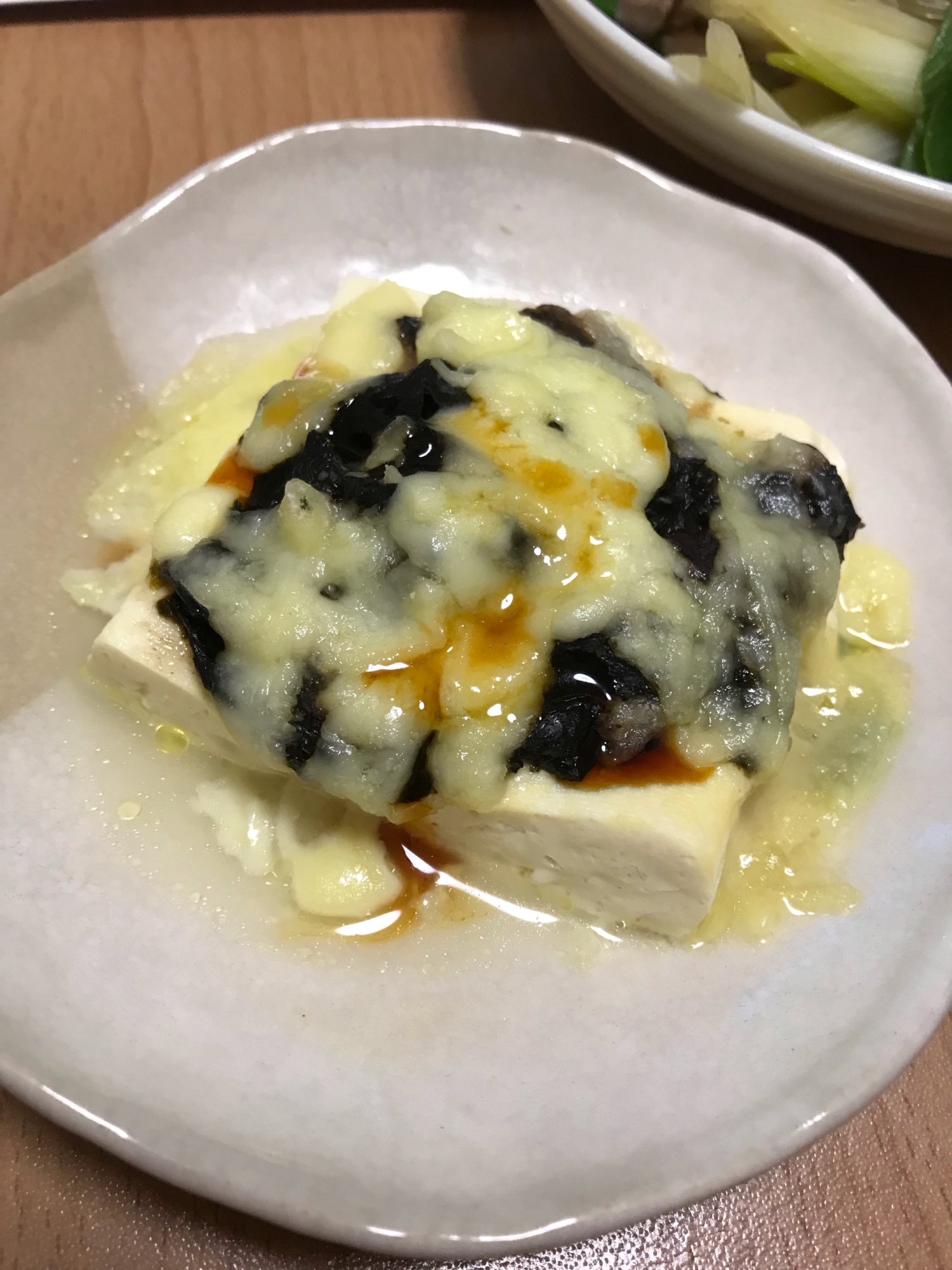 豆腐の海苔チーズ焼き