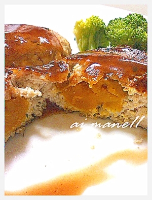 節約&ヘルシー!カボチャ入り豆腐ハンバーグ