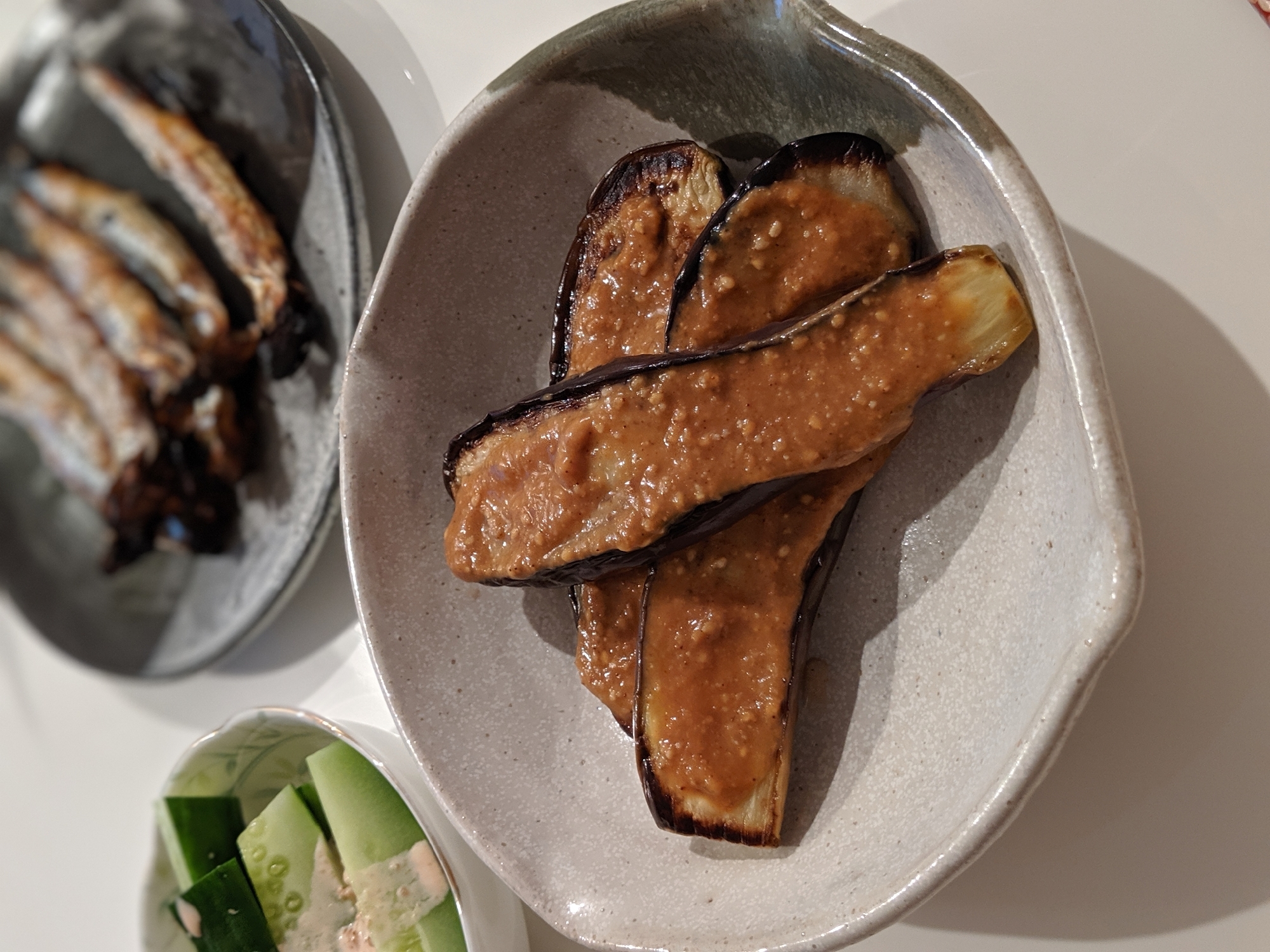 フライパンで作る茄子田楽