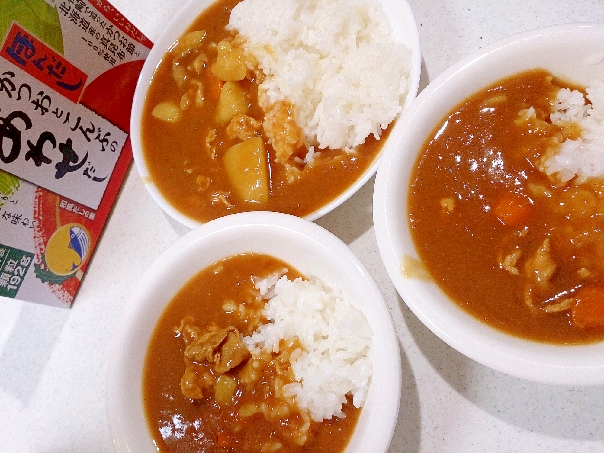 ほんだし和風カレー(圧力鍋)