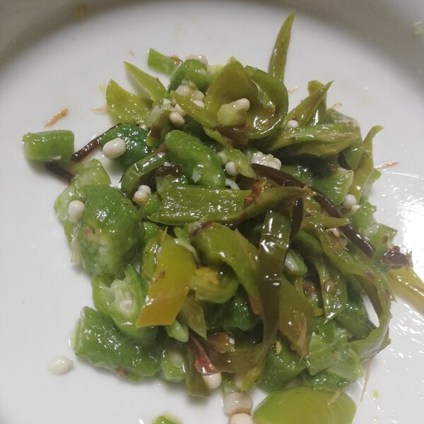 ピーマンとオクラの塩昆布和え レシピ 作り方 By Ake Me 楽天レシピ ピーマンとオクラの塩昆布和え レシピ 作り方 By Ake Me 楽天レシピ