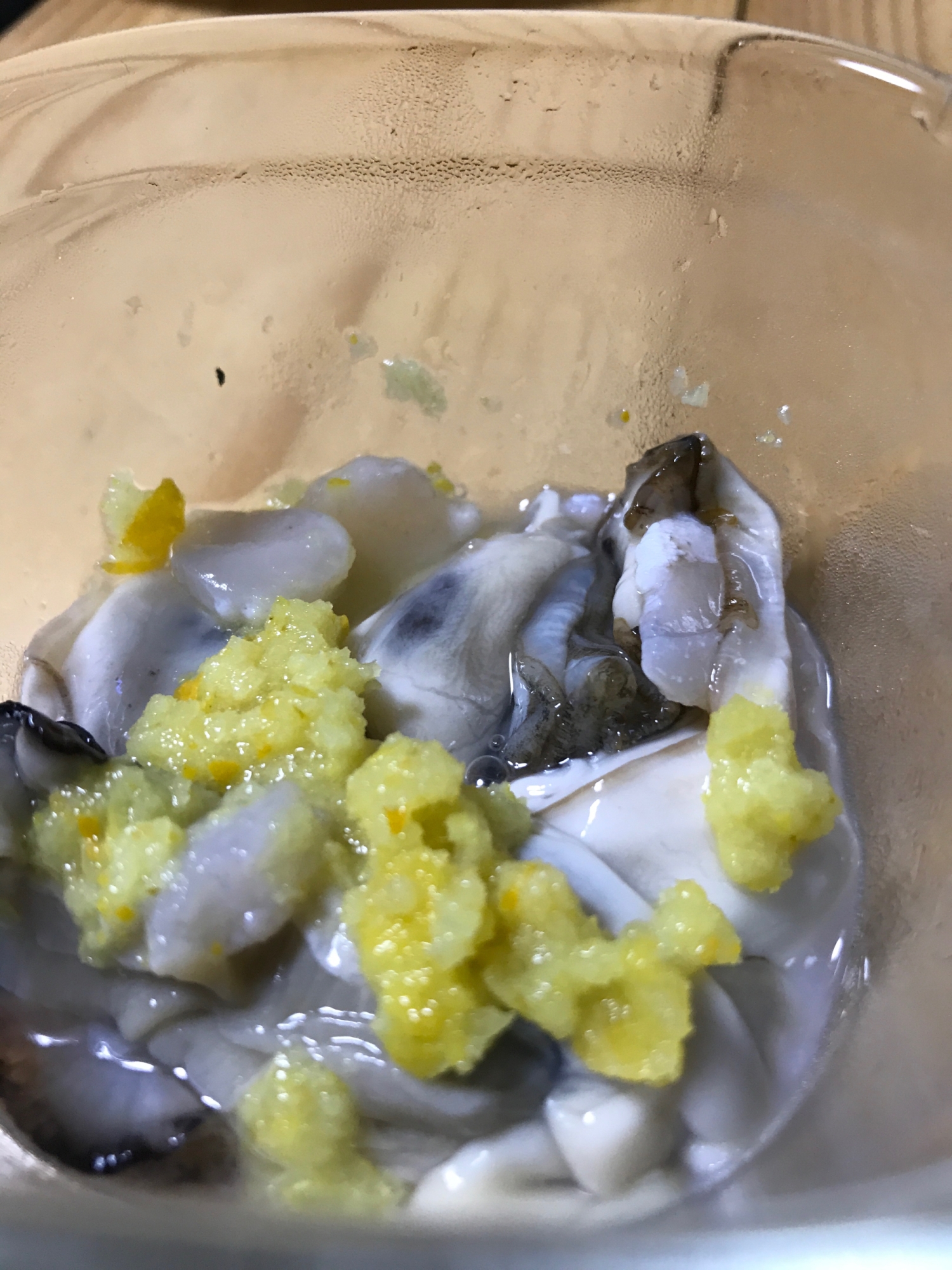 さっぱり 塩分ゼロ 生牡蠣の柚子酢かけ レシピ 作り方 By けけり 楽天レシピ