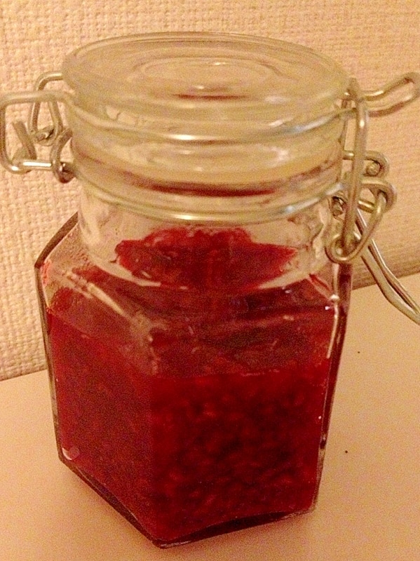 ラズベリージャムバーのレシピ