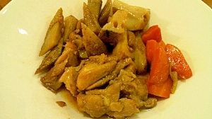 鶏肉と根菜の中華風煮物