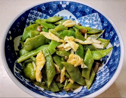 おふくろの味！モロッコいんげんと油揚げの煮物