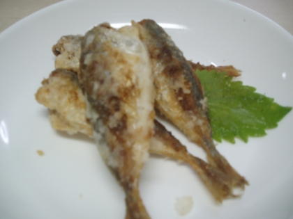 骨まで食べられる小アジ唐揚げ レシピ 作り方 By Mi 6352 楽天レシピ