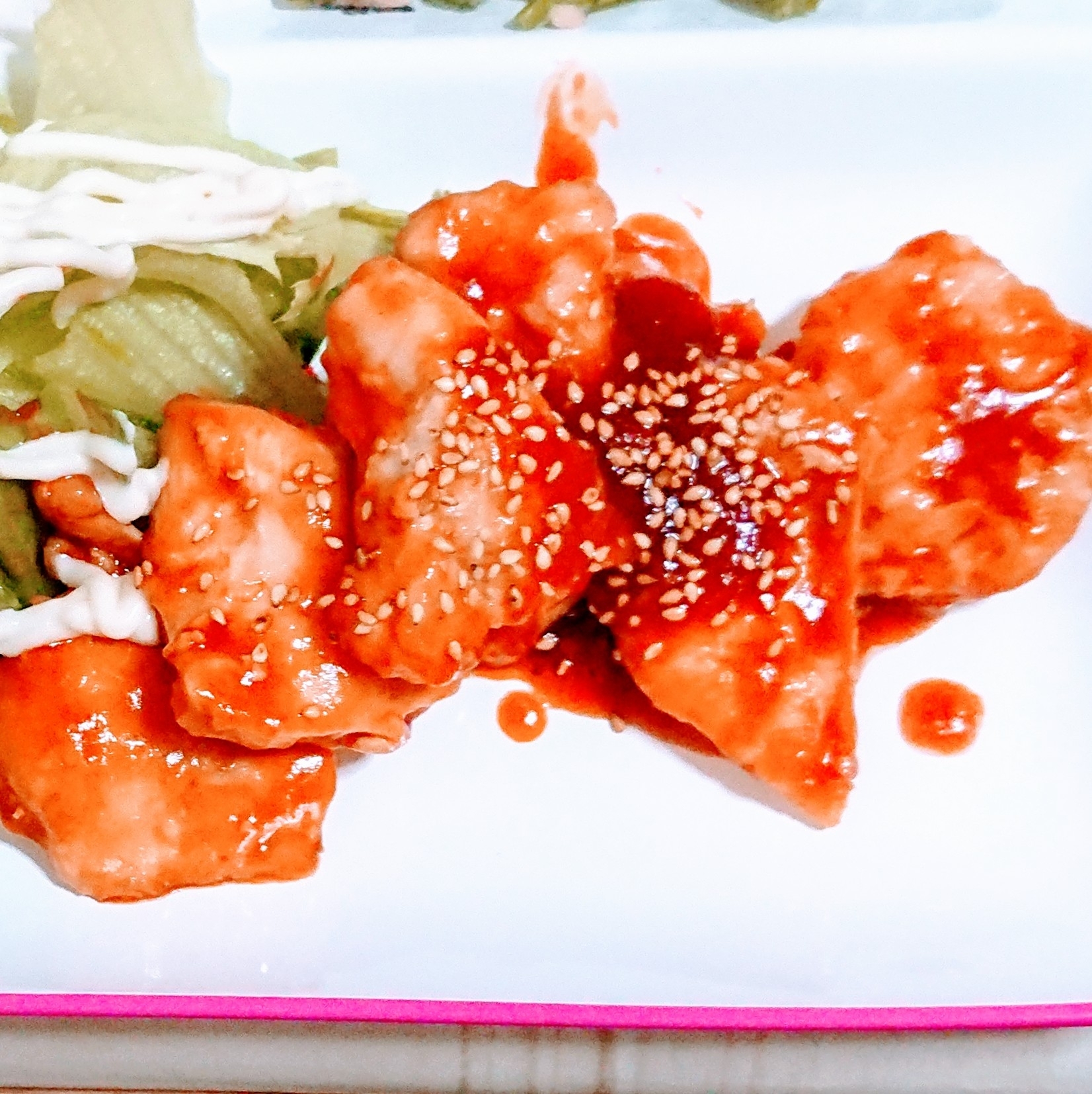 辛くない 鳥むね肉でヤンニョムチキン レシピ 作り方 By ましあ 楽天レシピ