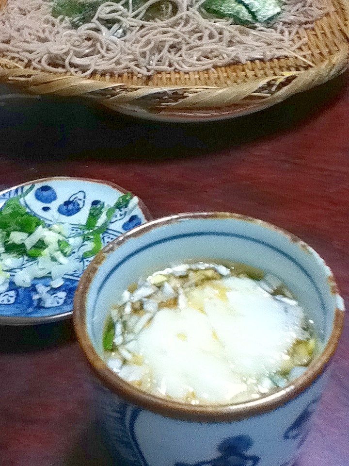 温玉とろろ蕎麦【ほっこり☆和食】