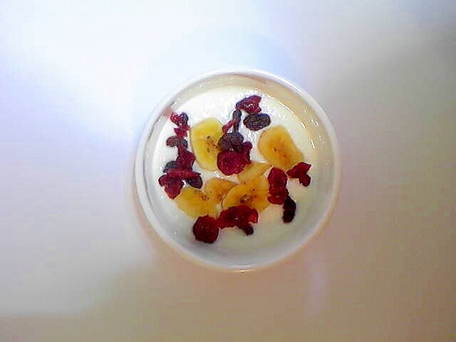 ベリーバナナフローズンヨーグルトシェイクのレシピ