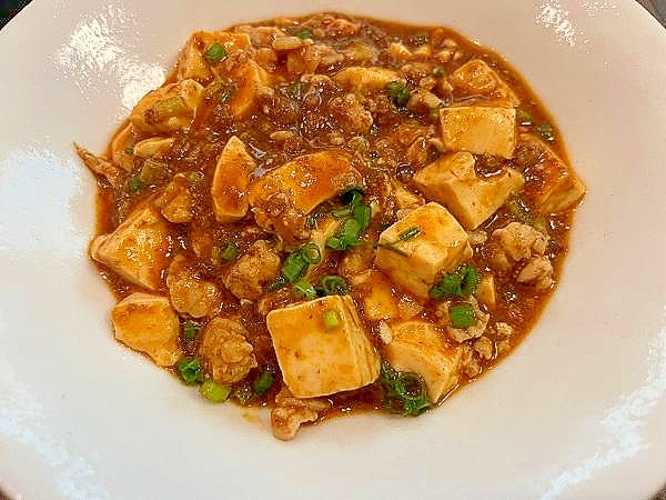 市販調味料にちょい足し！肉だくネギだく麻婆豆腐