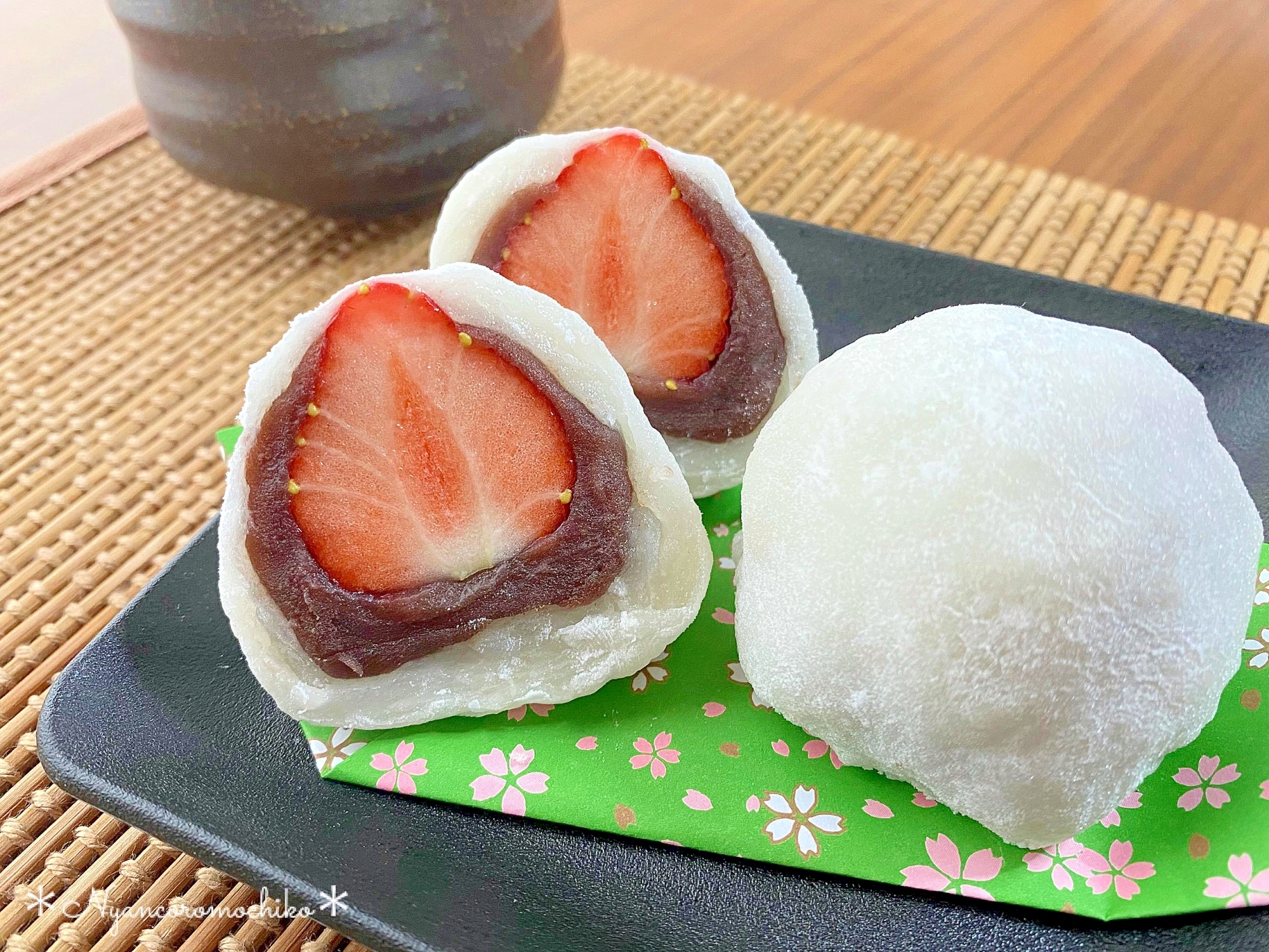 すぐできるっ♡切り餅deいちご大福