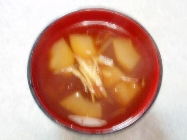 冬瓜のミョウガのとろみスープ