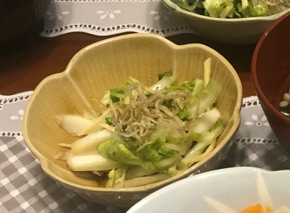 簡単レシピ☆白菜のかぼす昆布茶漬け☆