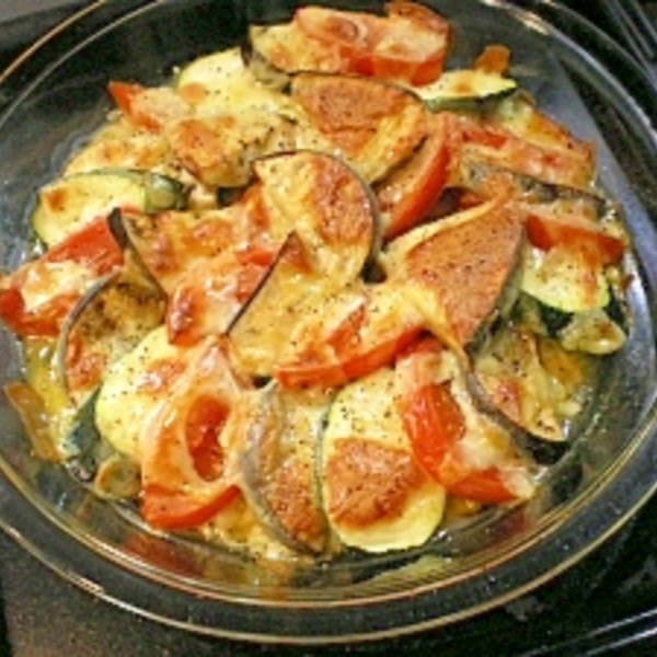 夏野菜のチーズ焼き レシピ 作り方 By はい ちぃーず 楽天レシピ 夏野菜のチーズ焼き レシピ 作り方 By はい ちぃーず 楽天レシピ