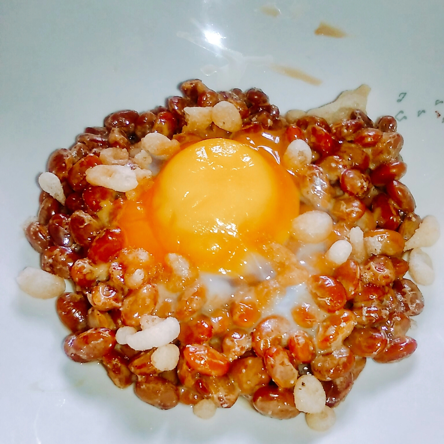 納豆と卵のオーブン焼き