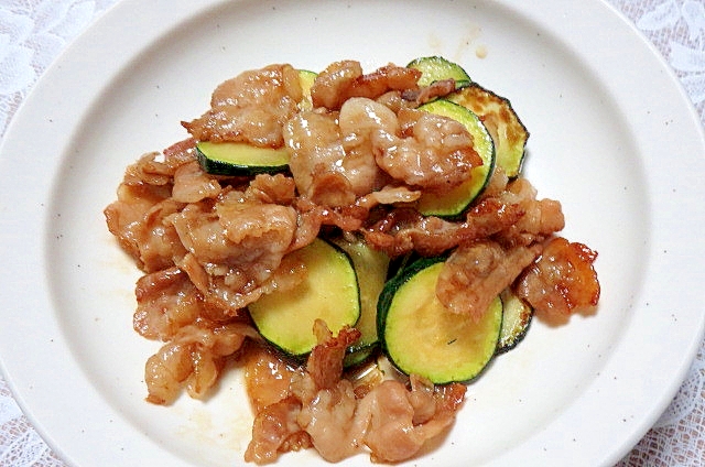 ズッキーニと豚バラのマヨ炒め レシピ 作り方 By Libre 楽天レシピ