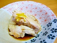 レンジで簡単☆鶏のゆずポン