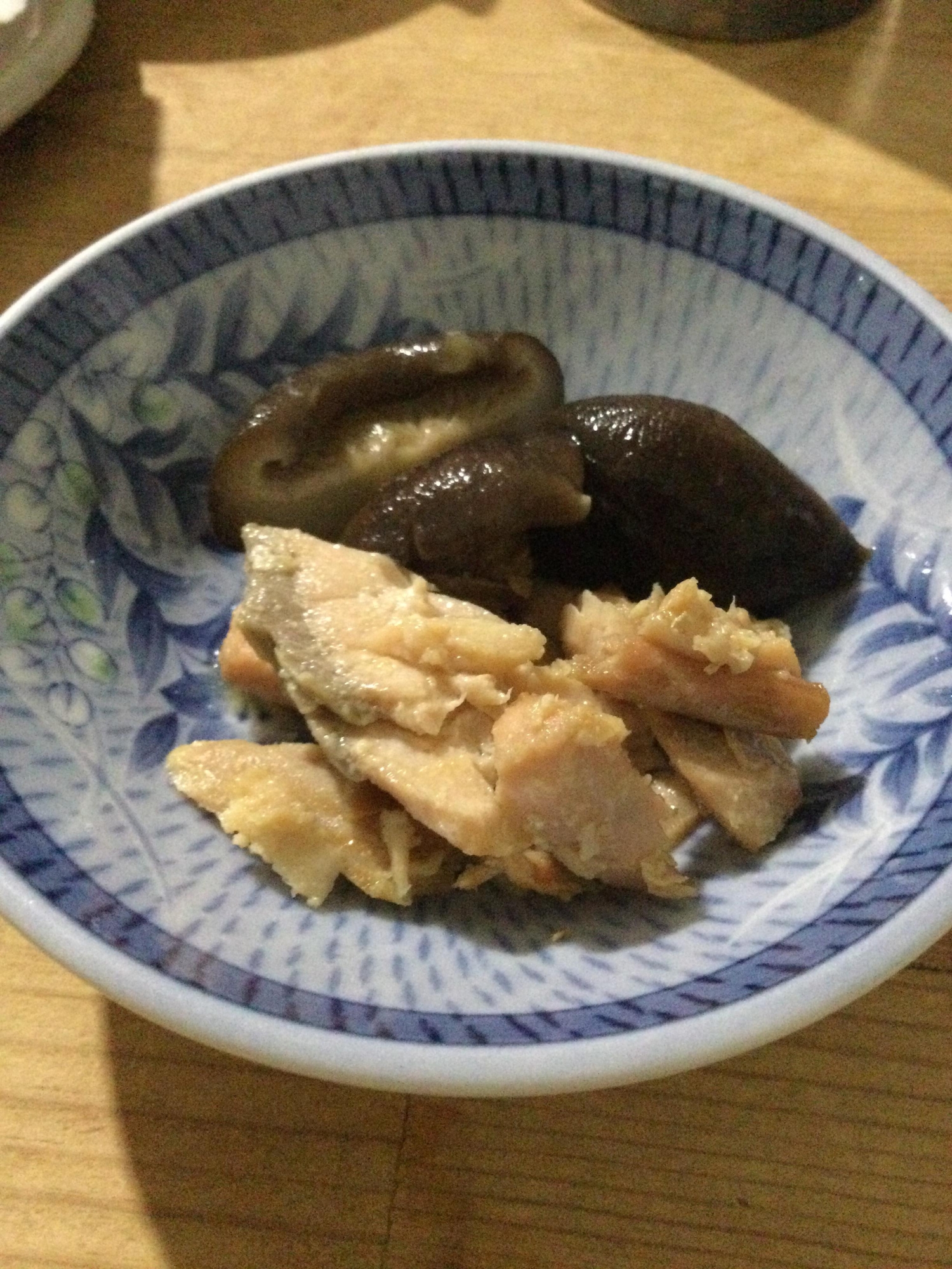 鮭（荒ほぐし）＆椎茸♪