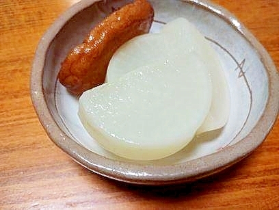 さつまあげと　大根の　煮物